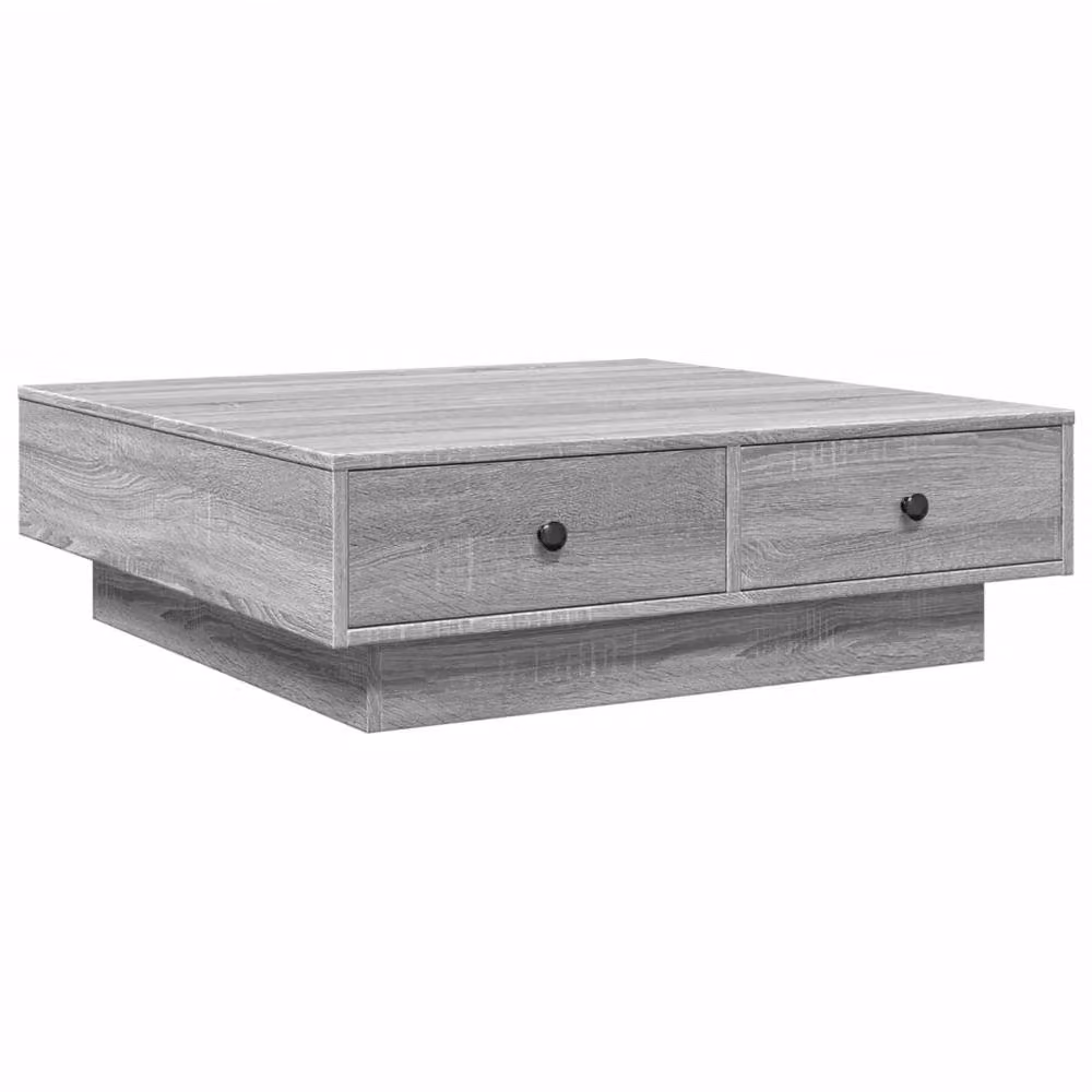 Berkfield Home Grey Sonoma Coffee Table, W/D/H: 90 x 90 x 28 cm – 2