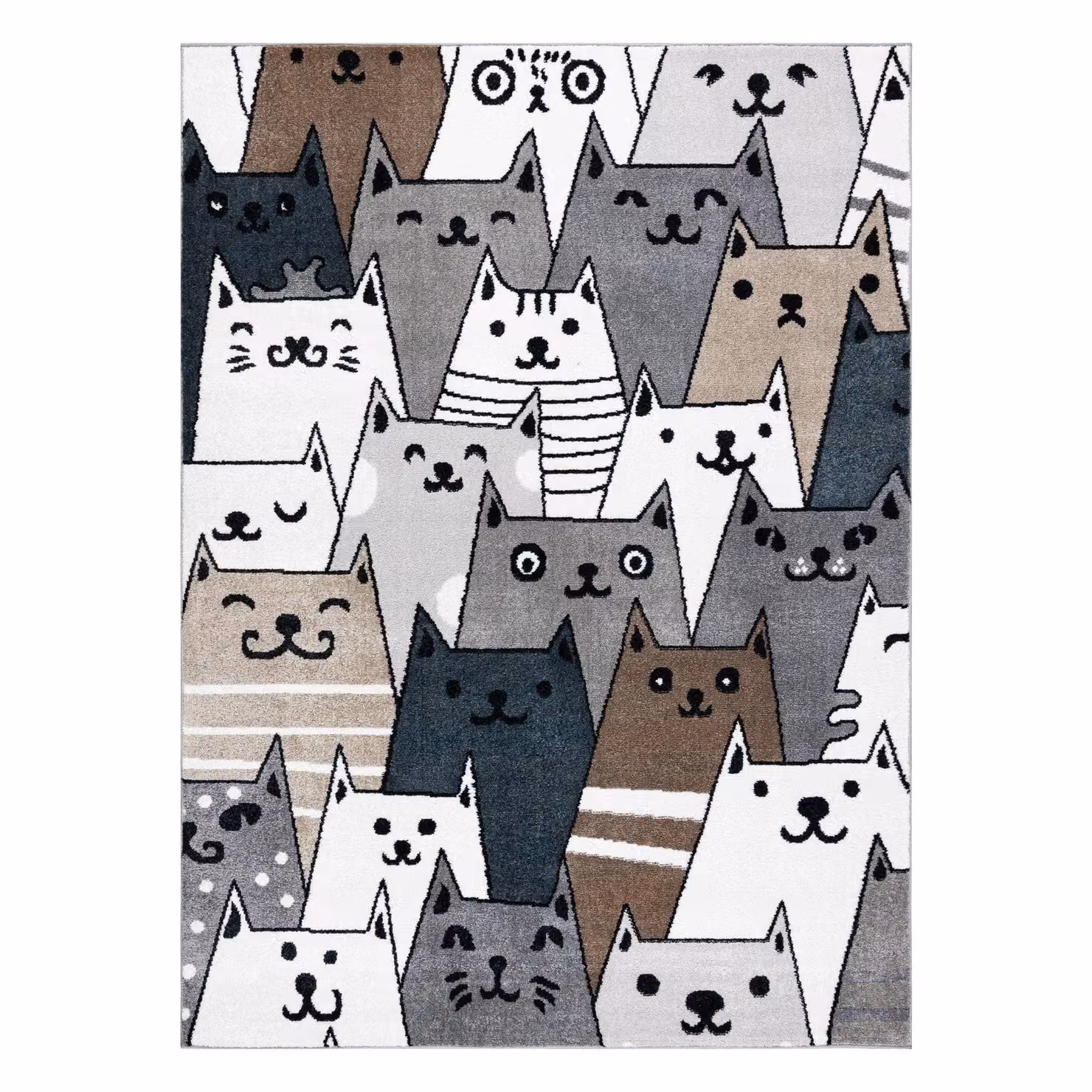 RugsX Fun Animal Print Childrens Rug, Multicolour, W: 160 cm, L: 220 cm – 2