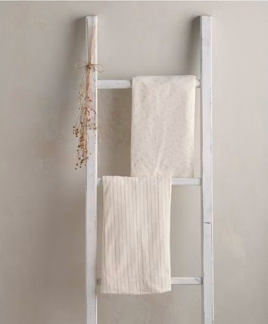 Mamas & Papas Lua 2 Pack Cotton Bedside Crib Sheets in Beige/Oatmeal