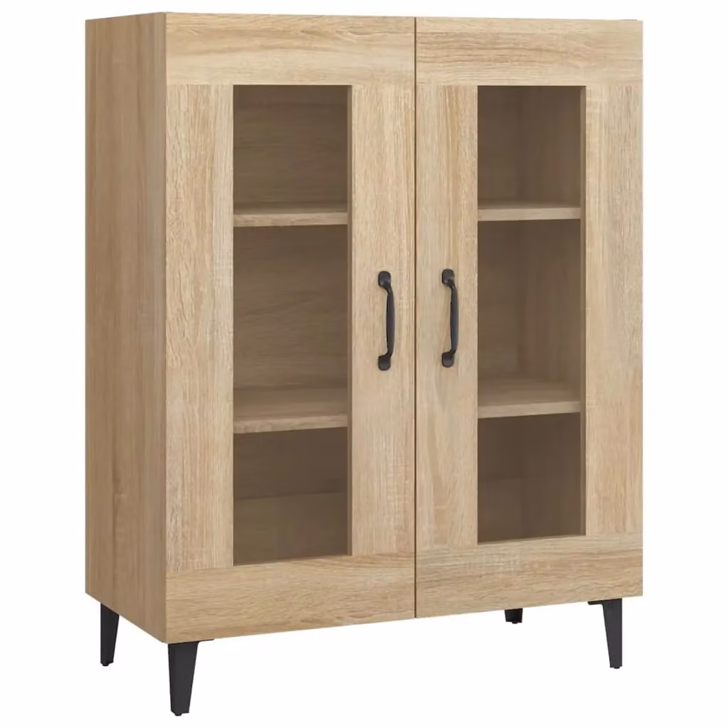Berkfield Home Sonoma Oak Sideboard in Brown, W/D/H: 69.5 x 34 x 90 cm – 2