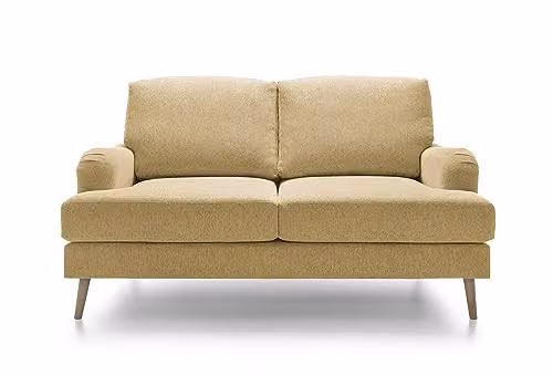 Abakus Direct Harper 2 Seater Sofa in Peanut Brown Smart Chenille Fabric