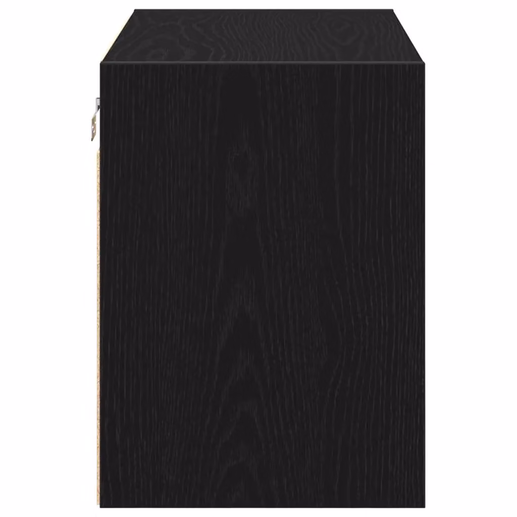Berkfield Home Wall Mounted Garage and Workshop Cabinet in Black Matt Engineered Wood – 3