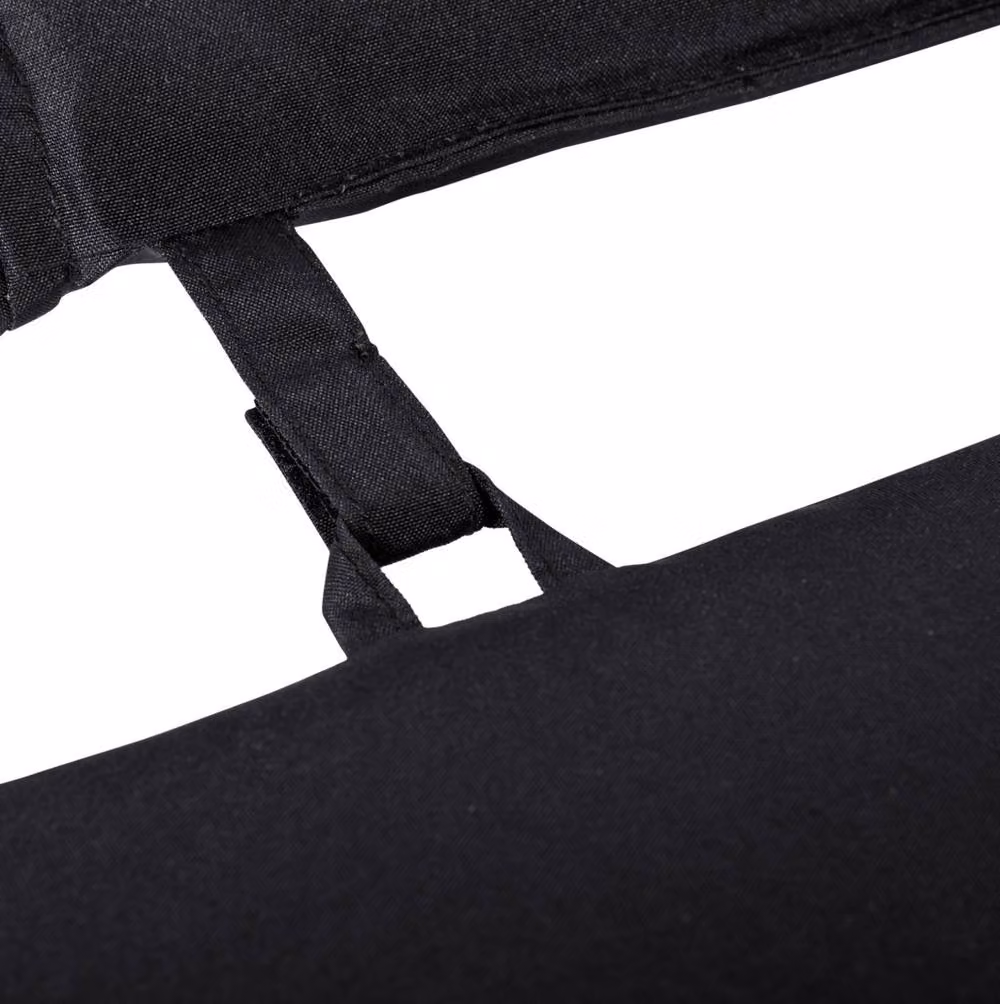 STILVORA Sun Lounger Cushion with Removable Head Pillow in Black – 9