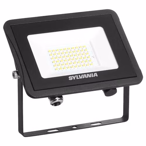 SYLVANIA SylFlood 42W LED Outdoor Floodlight, 5000 Lumens, IP65 Security Light, Black – 1