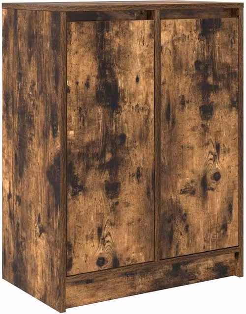 Berkfield Home Smoked Oak Sideboard in Brown, W/D/H: 57 x 34 x 76 cm – 1