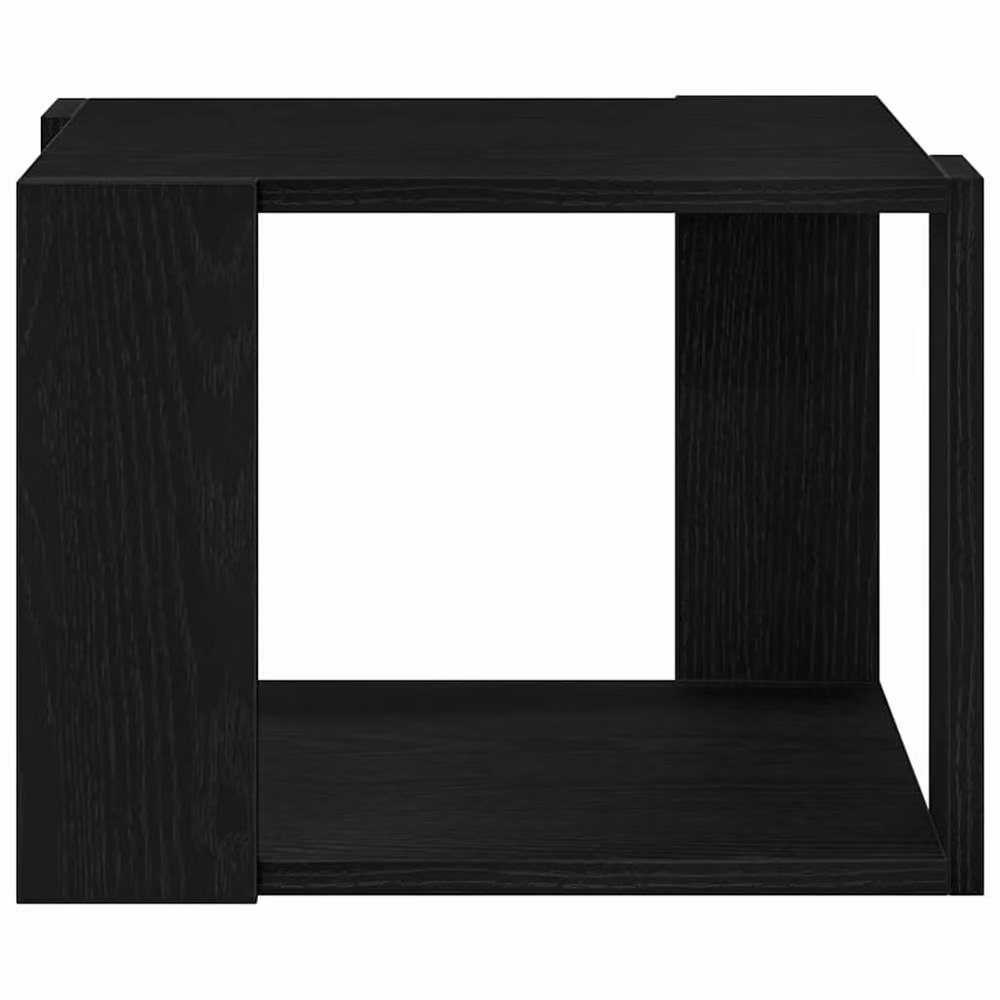 Berkfield Home Traditional Square Coffee Table in Black Oak, W/D/H: 40 x 40 x 30 cm – 4
