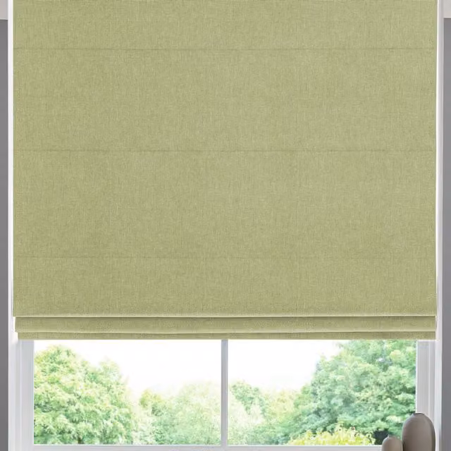 Simply Collection Positano Made to Measure Blackout Roman Blind in Green