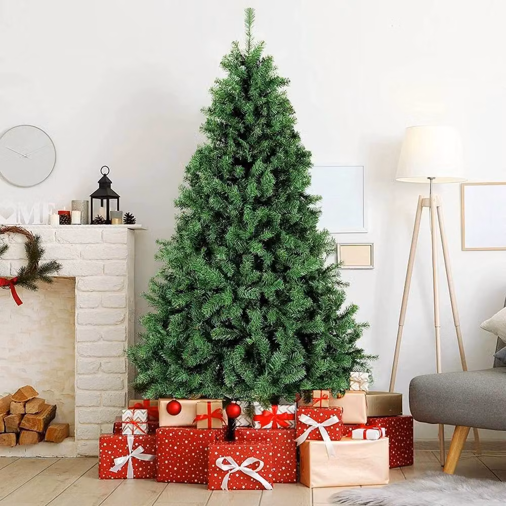 SPETLEK 7ft Bushy Christmas Tree with Stand in Green – 2