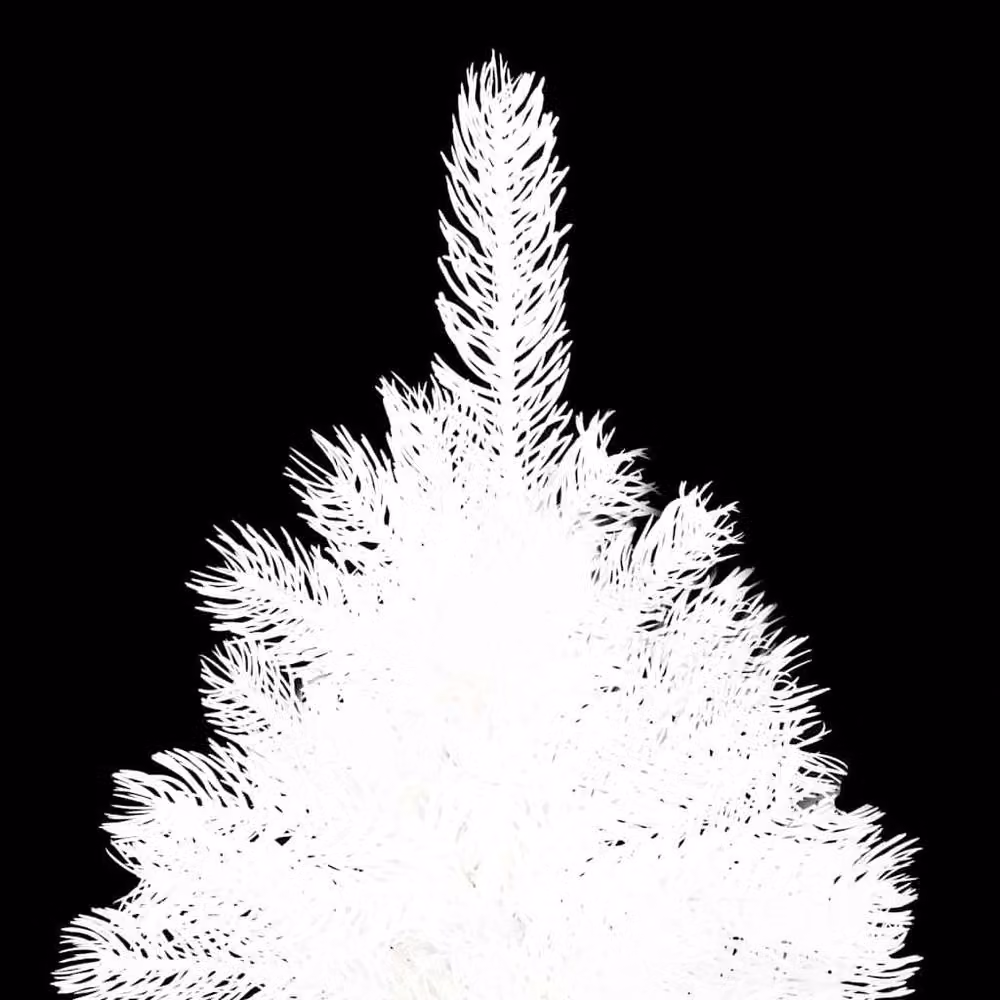 Berkfield Home Lifelike Artificial White Christmas Tree, Height: 240 cm – 2