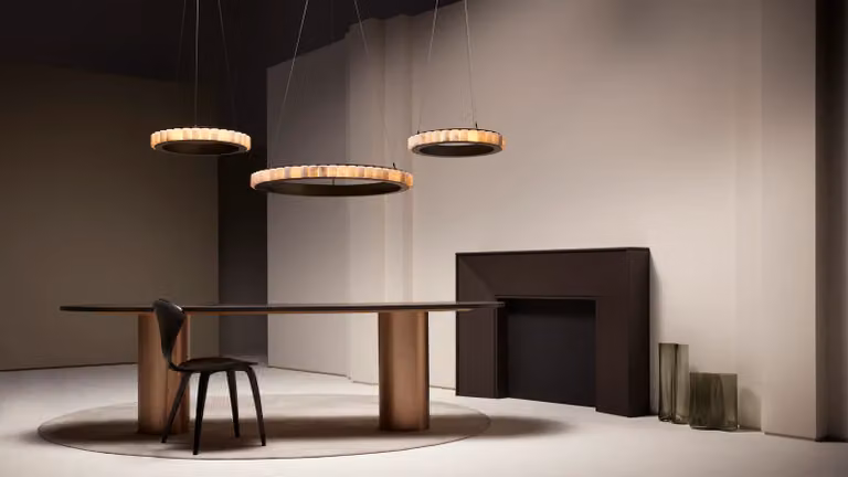 CTO Lighting Avalon Chandelier in Gold/Brass or Bronze with White Stone and Glass Details