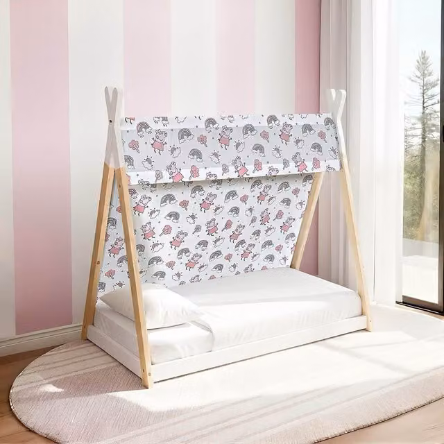 Kidsaw White Solid Wood Childrens House Bed Frame