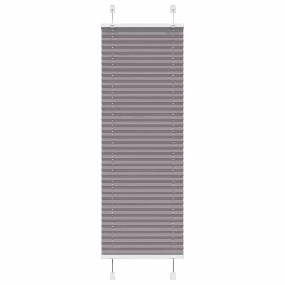 Berkfield Home Single Pleat Fabric Blind in Anthracite Grey, W: 45 cm, H: 150 cm – 1