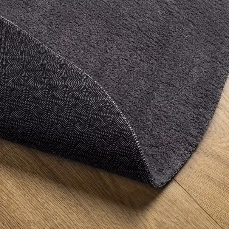 Berkfield Home Anthracite Multicolour Polyester Rectangular Accent Rug, W: 100 cm x D: 200 cm