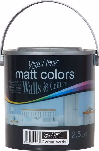 Your Home Matt Emulsion Glorious Morning Blue 2.5 l