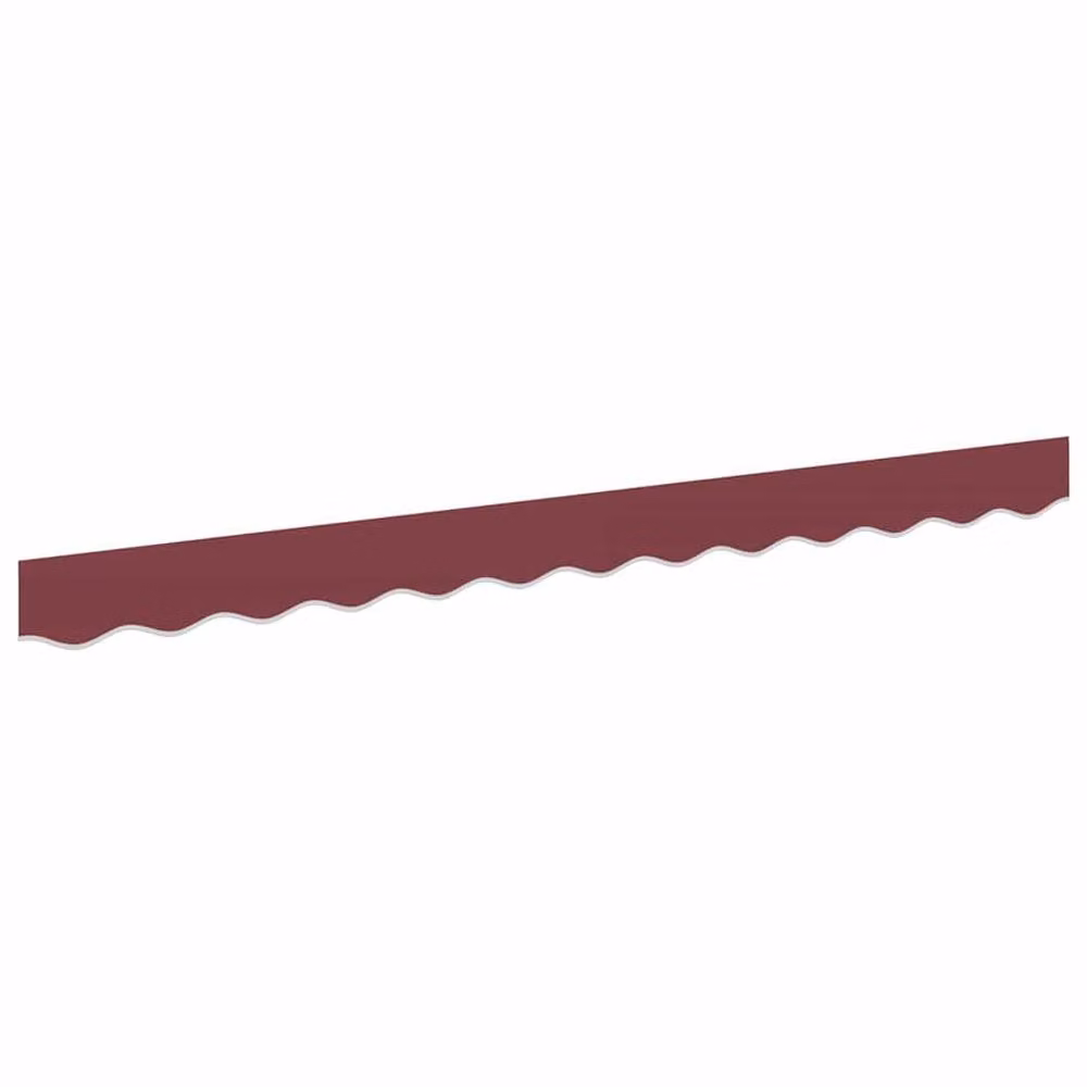 Berkfield Home Burgundy Polyester Awning Valance for 2.5 m Frame, W: 230 cm, H: 20 cm – 2
