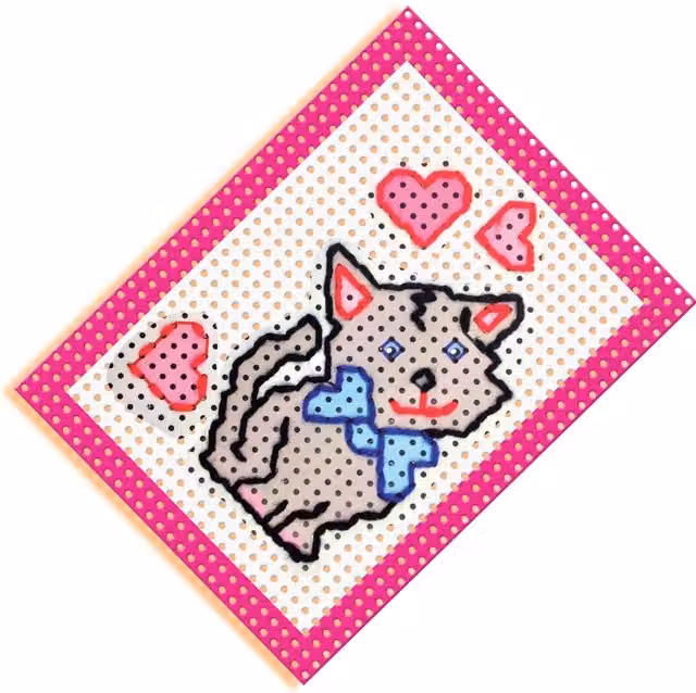 SES Creative I Learn to Embroider Animal Embroidery Kit in Yellow and Multicolour