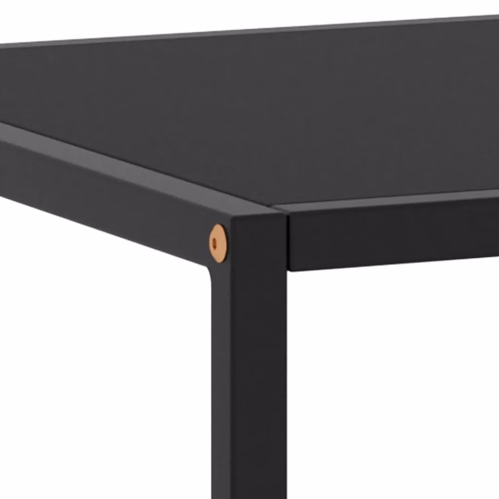 Berkfield Home Modern Black Glass Coffee Table W/D/H: 100 x 50 x 35 cm – 5