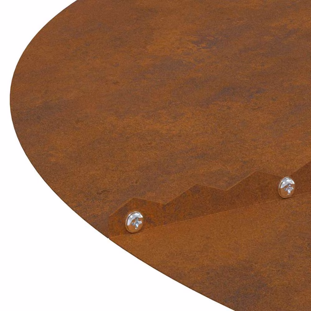 Berkfield Home Corten Steel Large Decorative Inlay Planter Tub in Orange, Brown and Multicolour – 2