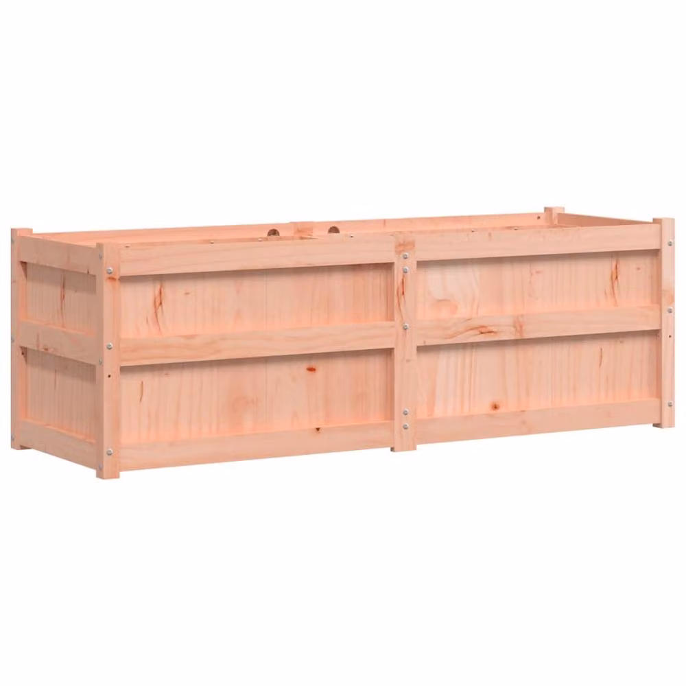 Berkfield Home Brown Solid Wood Douglas Garden Planter Tub W: 150 cm, D: 50 cm, H: 50 cm – 2