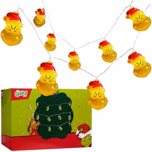United Essentials Green LED String Lights for Christmas and Party Decor, 1.7 m