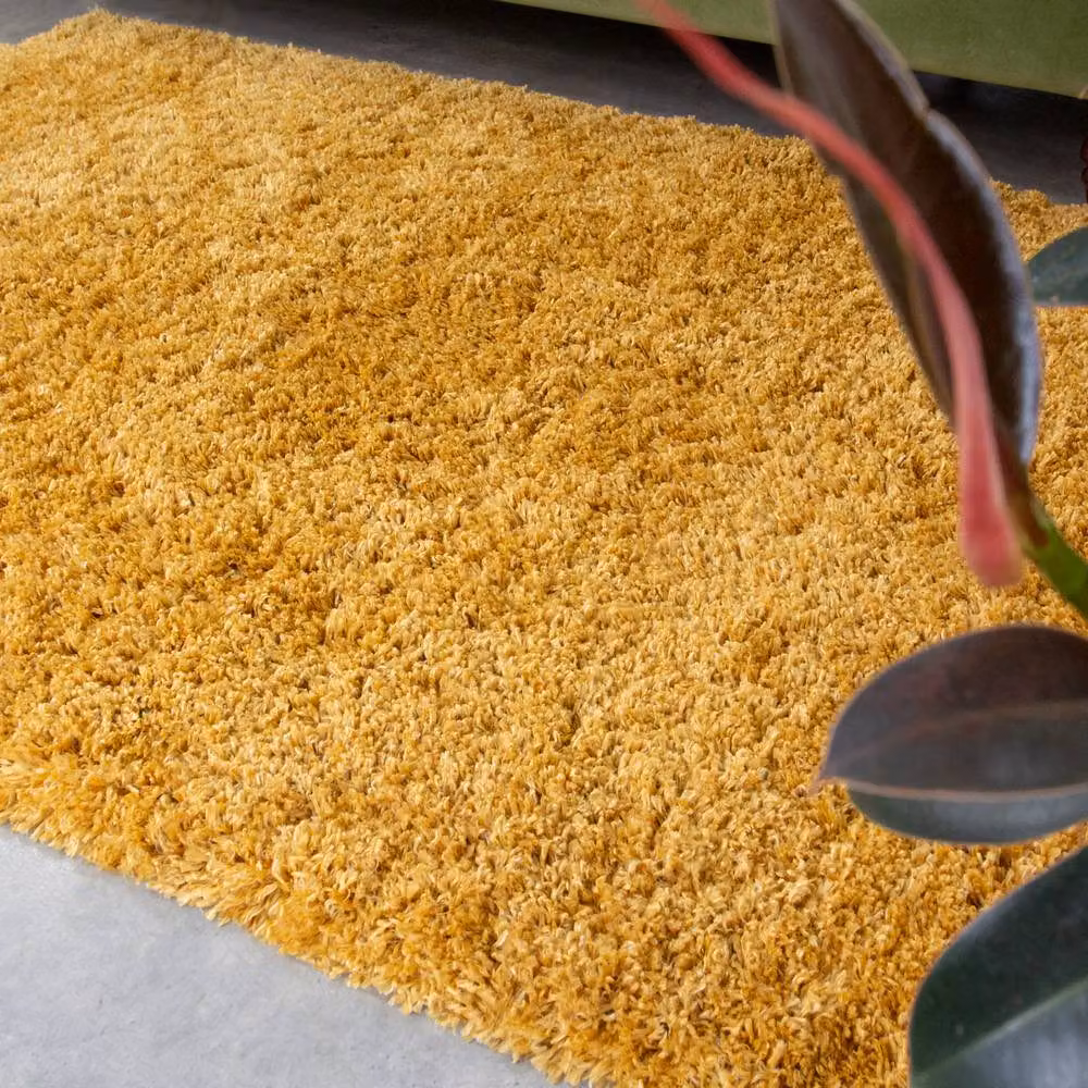 Kukoon Soft Fluffy Shaggy Area Rug in Green and Yellow, W/D/H: 80 x 150 cm – 2