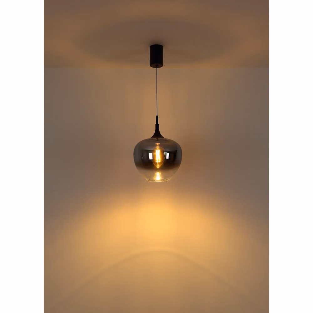 Netlighting Maxy Dome Pendant Ceiling Light, Matt Black, Diameter: 30 cm – 2