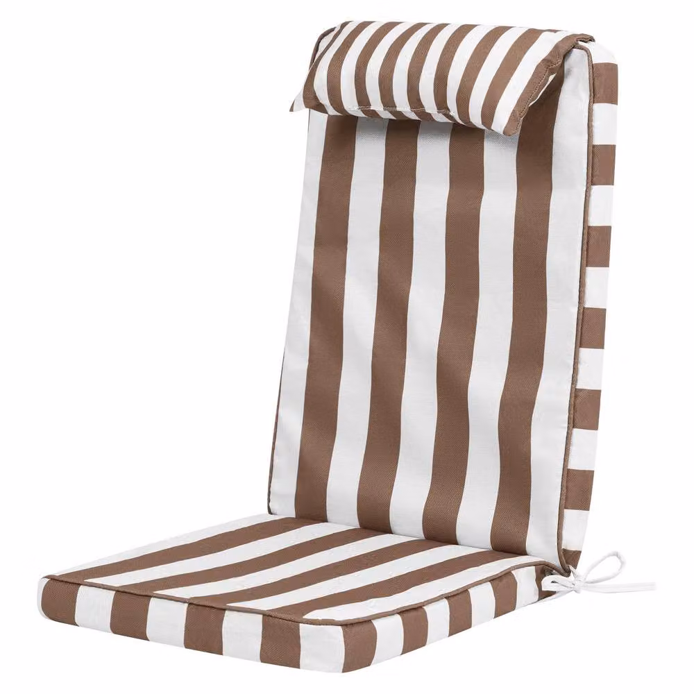 icon 4 Pack High Back Seat Pad Deck Stripe Cushion in Brown – 3