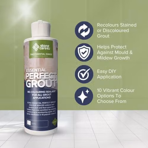 StoneCare4U Essential Perfect Grout, Deep Brown, 237ml – 2