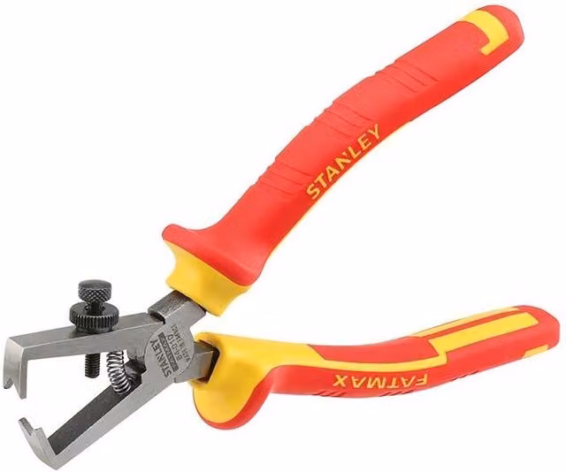 Stanley Fatmax VDE Wire Stripping Pliers in Multicolour, 170mm – 1