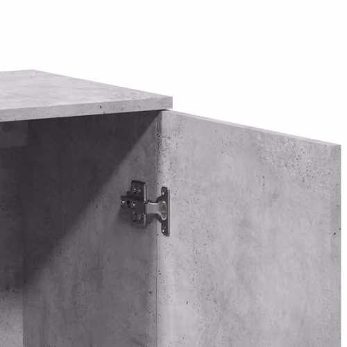 vidaXL Modern Sideboard in Concrete Grey, W/D/H: 79 x 38 x 80 cm – 3