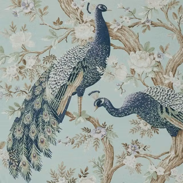 Laura Ashley Belvedere Fabric in Duckegg Blue