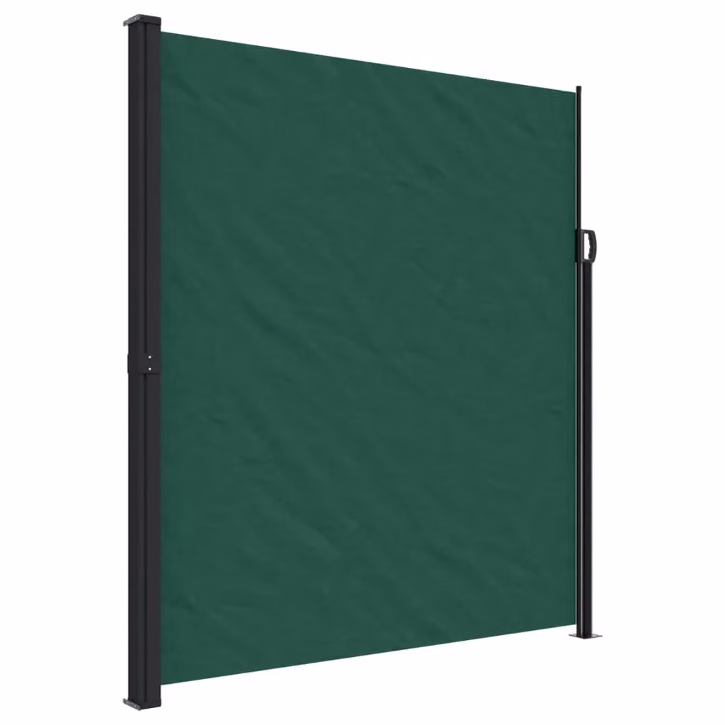 Berkfield Home Retractable Wall-Mounted Side Awning in Dark Green, W/D/H: 500 x 220 cm – 2