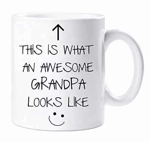 60 Second Makeover Limited This Is What An Awesome Grandpa Looks Like V2 Ceramic Mug, White, 11oz – 3