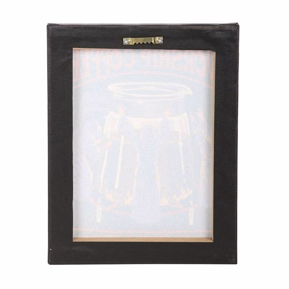 Uniqueful Steven Rhodes Worship Coffee Canvas Wall Plaque, Multicolour, W: 19 cm, H: 25 cm – 2