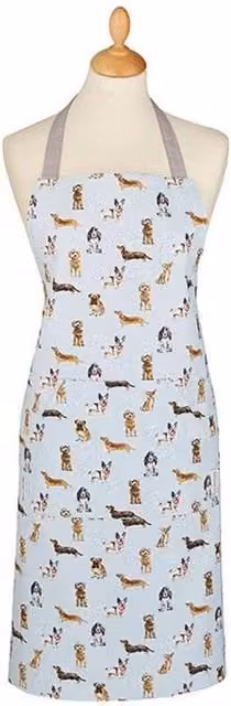 Cooksmart Curious Dogs Multicolour Cotton Apron