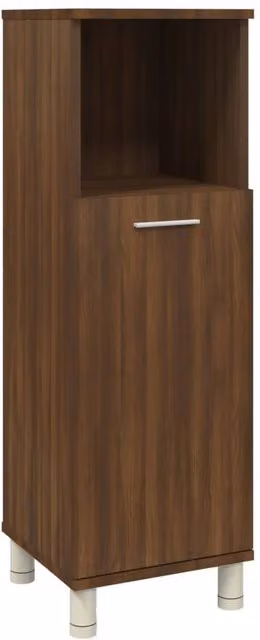 Berkfield Home Brown Oak Bathroom Cabinet W/D/H: 30 x 30 x 95 cm