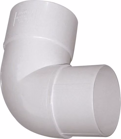 FloPlast Deepflow/Hi-Cap Downpipe Offset Bend, 92.5 Degree, 80mm, White