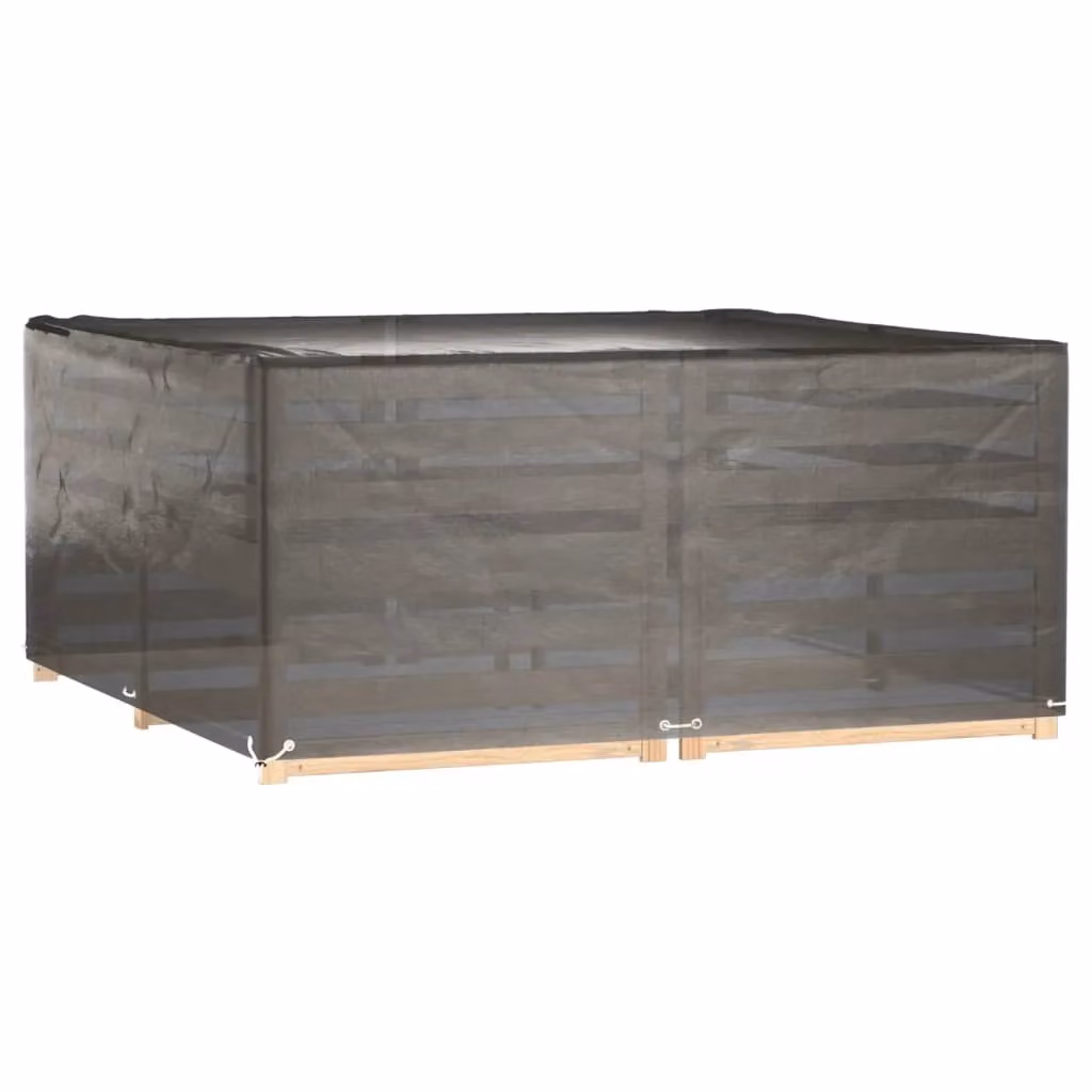 Berkfield Home Garden Furniture Covers, 2 Pack, Black, W/D/H: 205 x 205 x 90 cm – 2