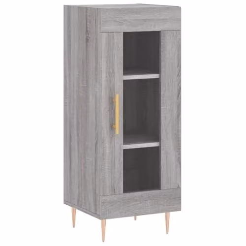 vidaXL Grey Sonoma Sideboard in Engineered Wood W/D/H: 34.5 x 34 x 90 cm – 1