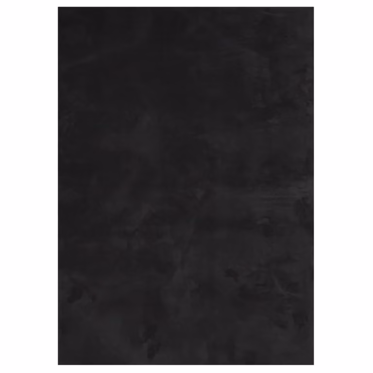 Berkfield Home HUARTE Short Pile Washable Black Rug, W: 120 cm, D: 170 cm