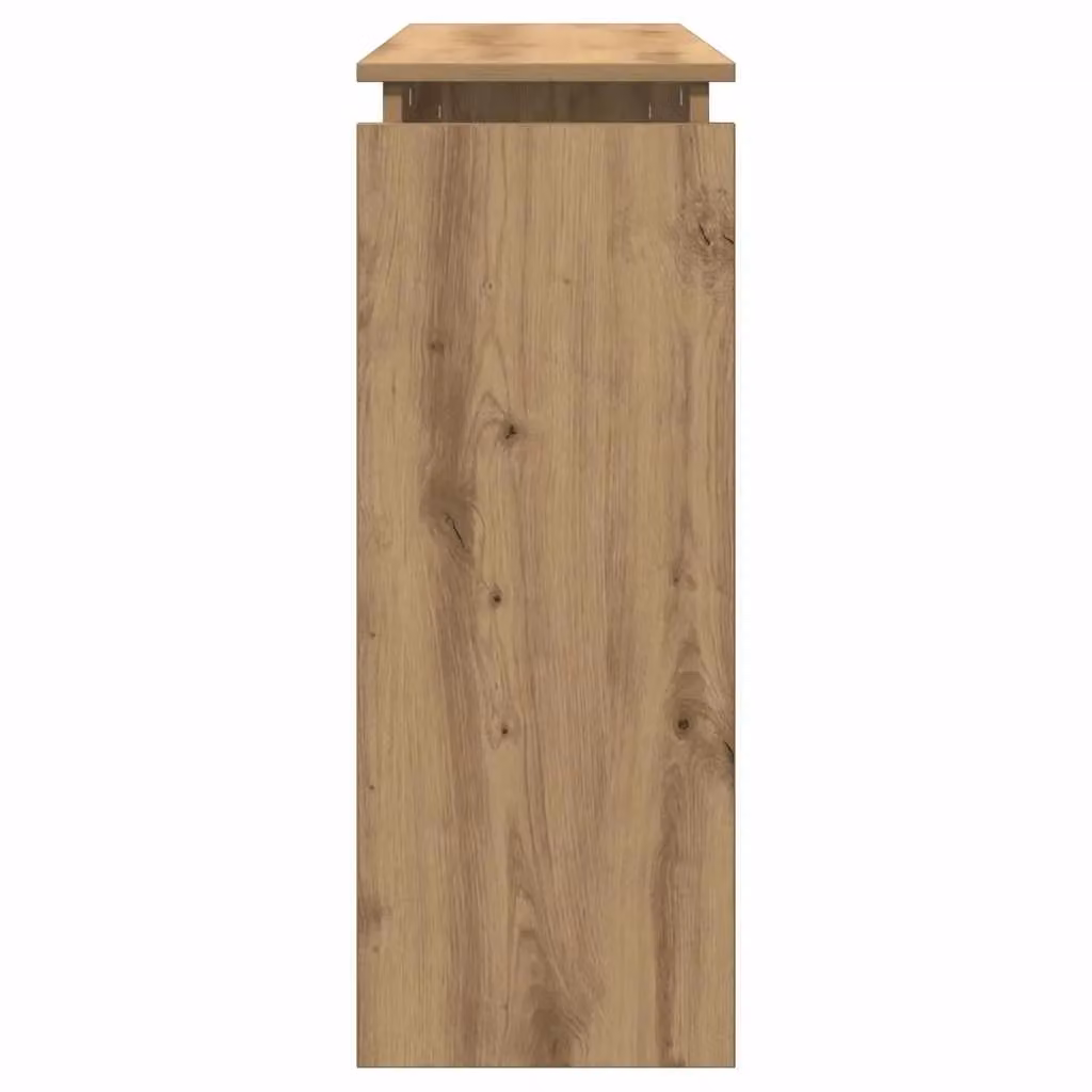 Berkfield Home Artisan Oak Console Table in Brown, W/D/H: 102 x 30 x 80 cm – 4