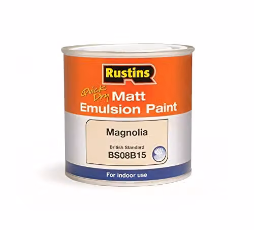 Rustins Matt Water Based Dispersion Emulsion Paint, Beige, 250ml – 1