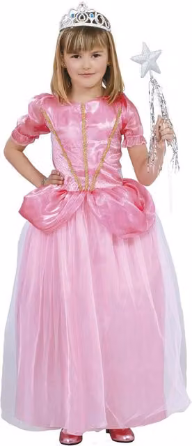 Fiestas Guirca Girls Fairy Princess Costume in Pink, Age 10-12 Years