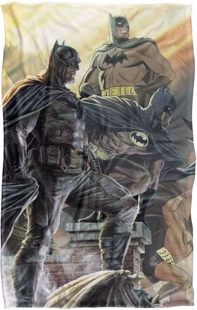 Warner Bros. Batman Through The Years Super Soft Silky Touch Fleece Throw Blanket, Multicolour, W: 91.44 cm, L: 147 cm – 6