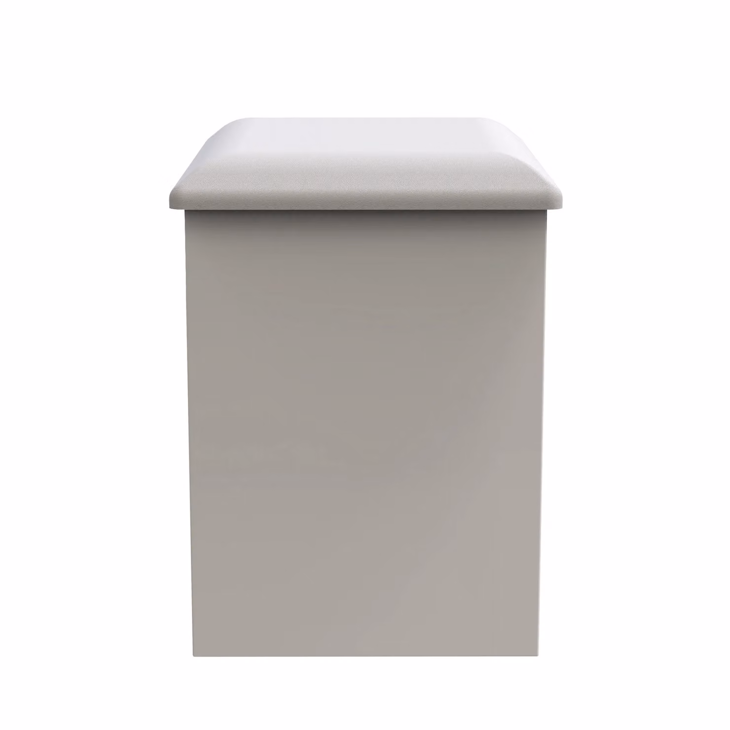 Ready Assembled 2 U Metro Stool in White and Gold with Synthetic Leather and Metal Frame – 2