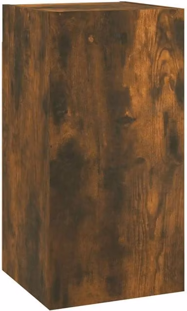 Berkfield Home Modern Wall Mounted TV Cabinet in Smoked Oak Brown, W/D/H: 60 x 30.5 x 30 cm – 1