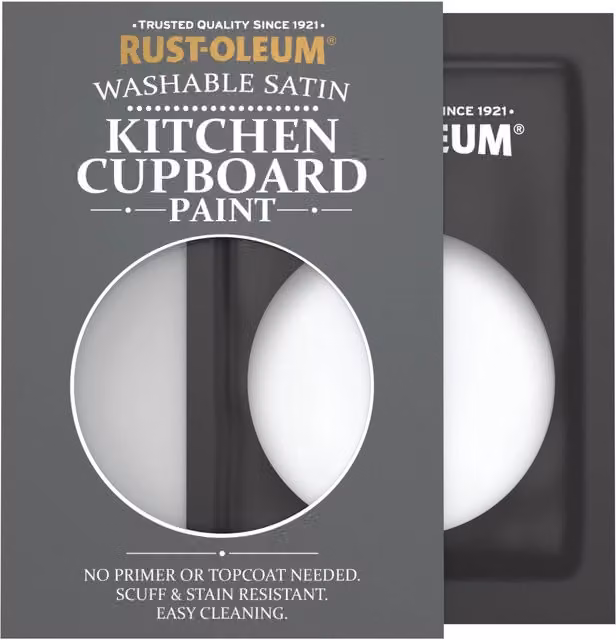 Rust-Oleum Kitchen Cupboard Satin Finish Tester Sachet in Icecap, 10ml
