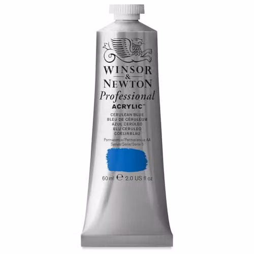 Winsor & Newton Professional Acrylic Colour Cerulean Blue 60 ml