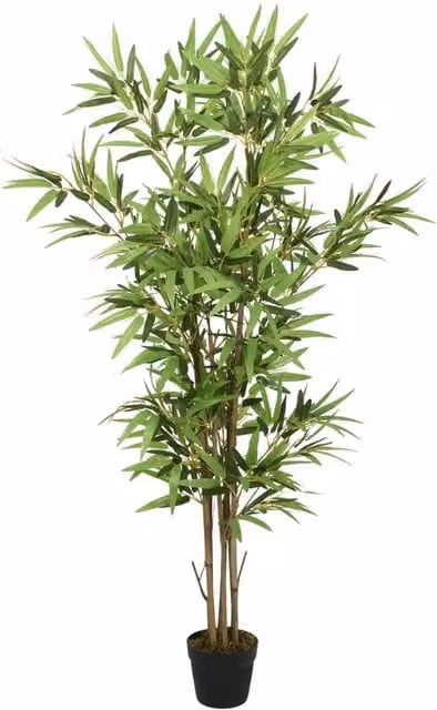 Berkfield Home Artificial Green Bamboo Tree, Height: 180 cm