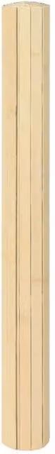 Berkfield Home Rectangular Bamboo and Polypropylene Rug in Beige, W: 60 cm, L: 300 cm – 1
